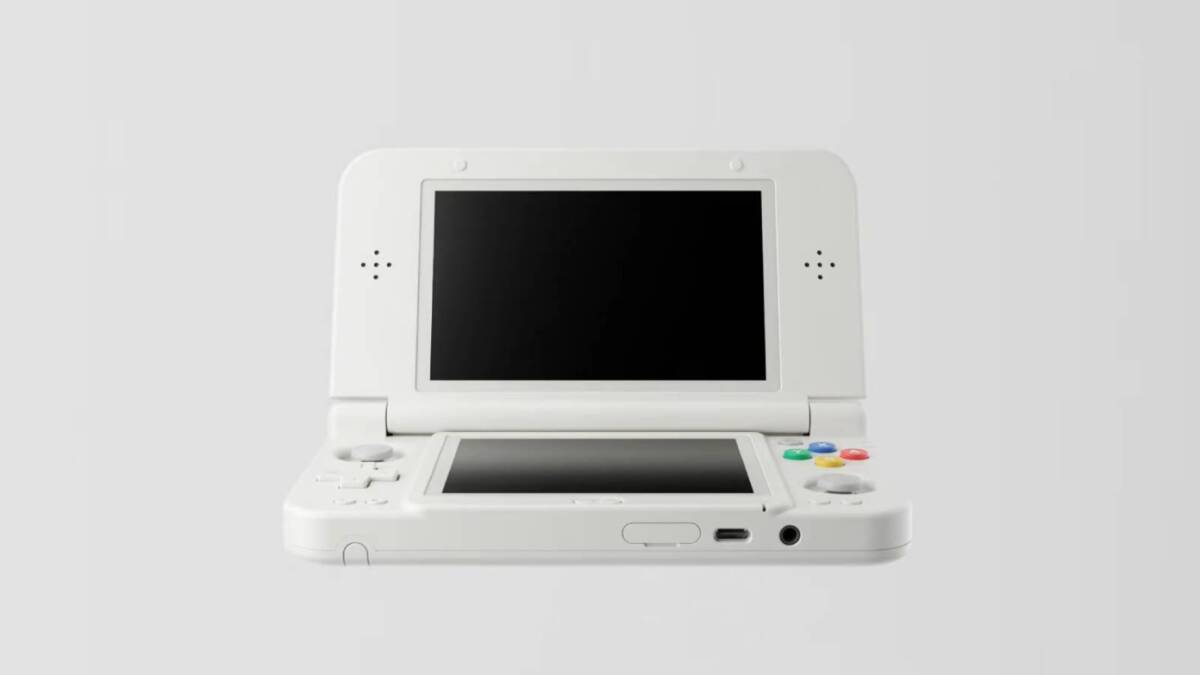 Кнопки и дисплей консоли Anbernic Nintendo 3DS стиль