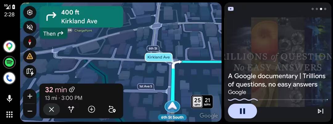 Android Auto сохранит волнистую линию в плеере и исправит автозапуск