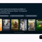 Меню сериалов и документальных фильмов для Apple TV 4K
