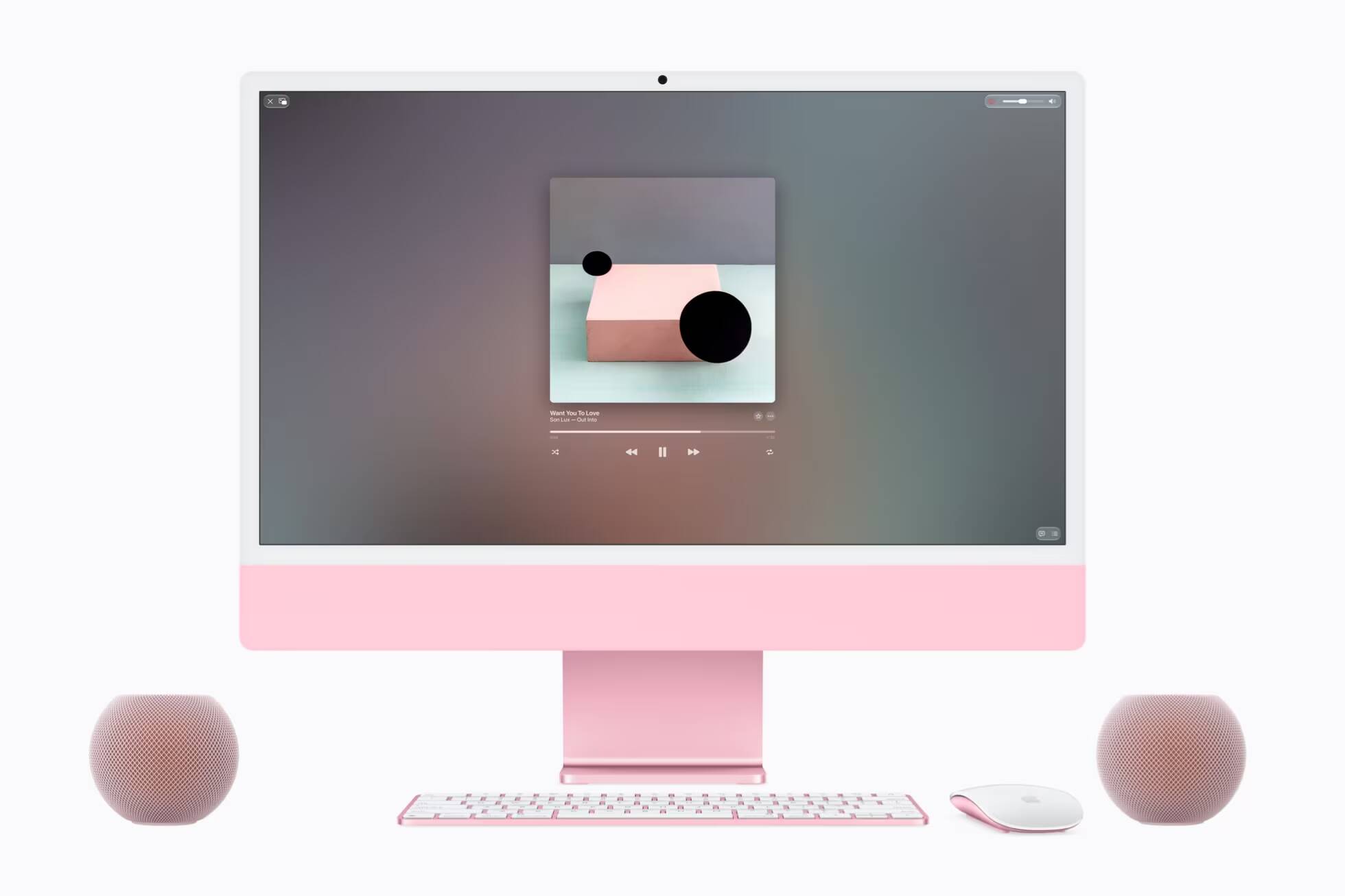 HomePod mini 2 рядом с Mac