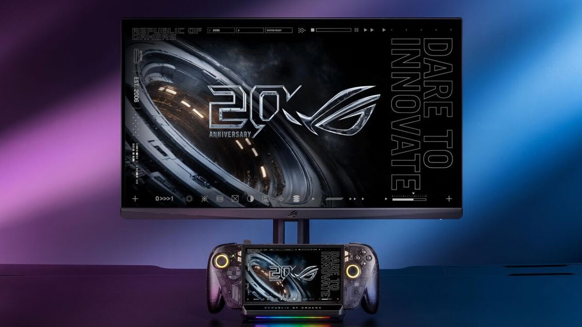 Док-станция Asus ROG Xbox Ally и монитор