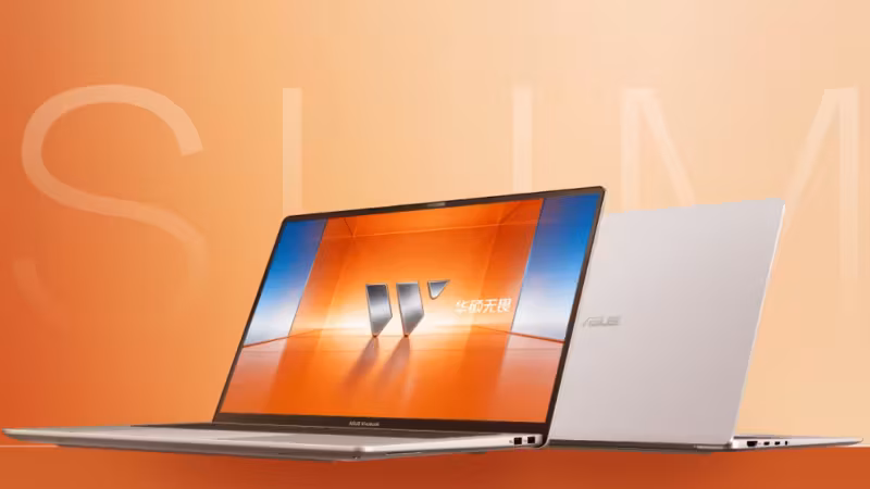 Ноутбук Asus Vivobook 16 Ryzen Edition 2026 открытый дизайн экран
