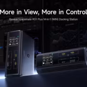 Док-станция Baseus Spacerate RD1 Plus 14-in-1 показывают два устройства
