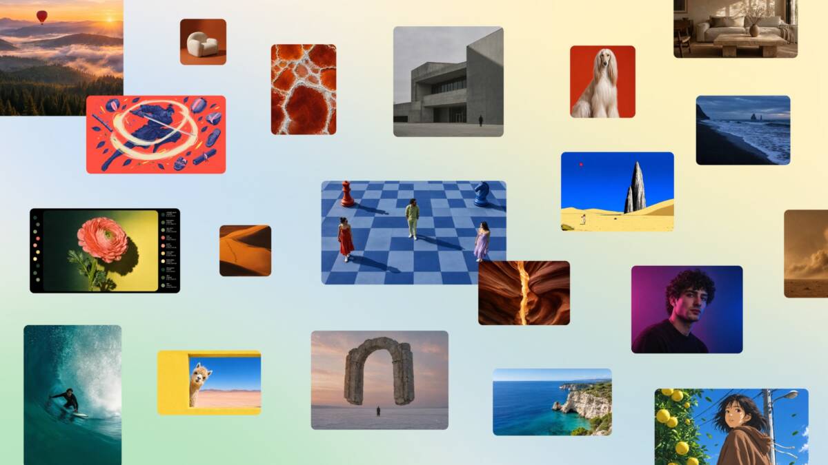 Пейзаж с горным восходом Canva Craft