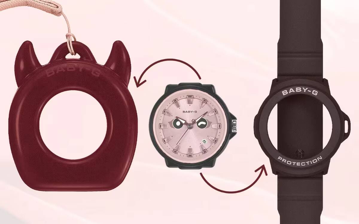 Детские часы Casio Baby-G с меняющимися глазами циферблатом
