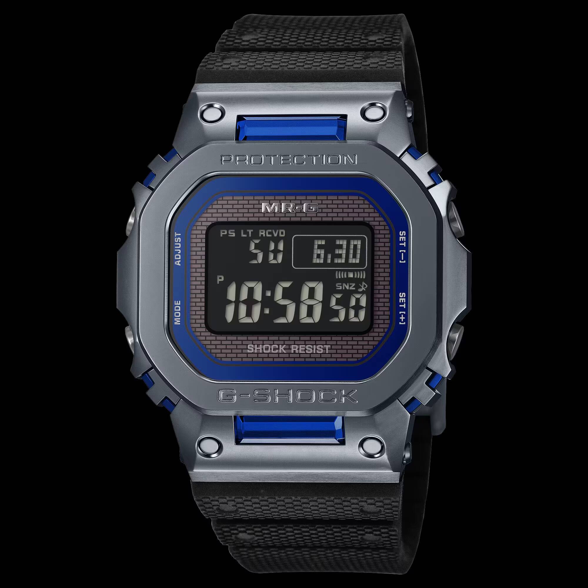 Цифровые часы G-Shock с сапфировым дисплеем и металлическим корпусом