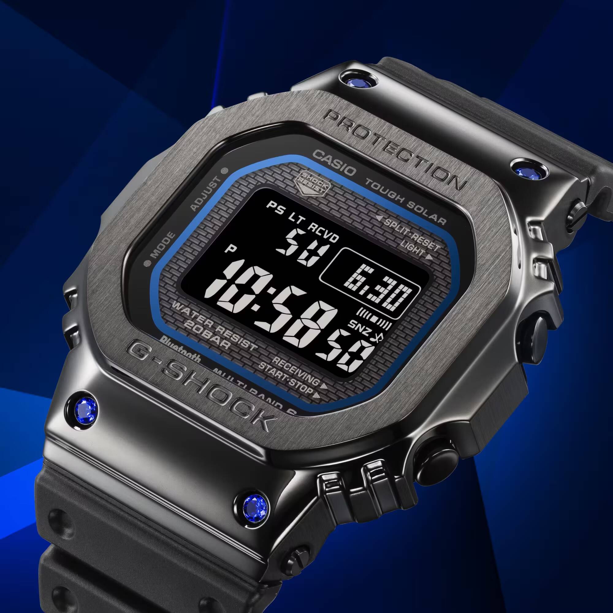 G-Shock Casio часы с сапфировым корпусом и дисплеем