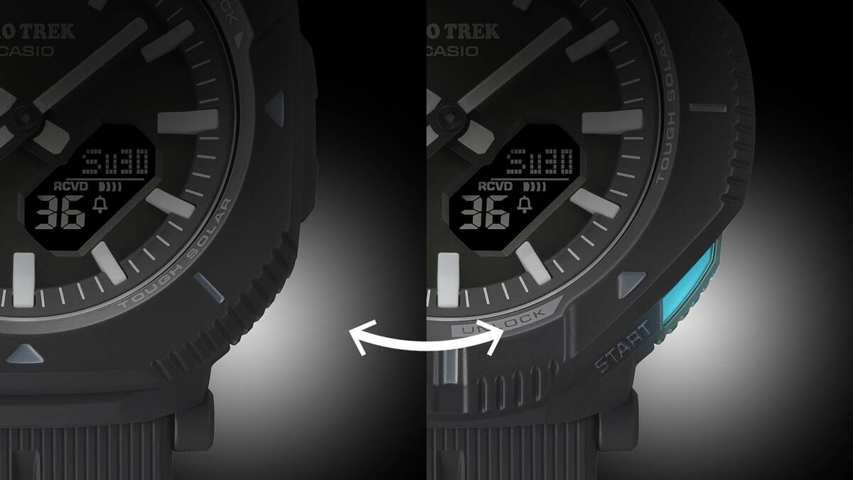 Часы Casio G-Shock с функцией переключения вида