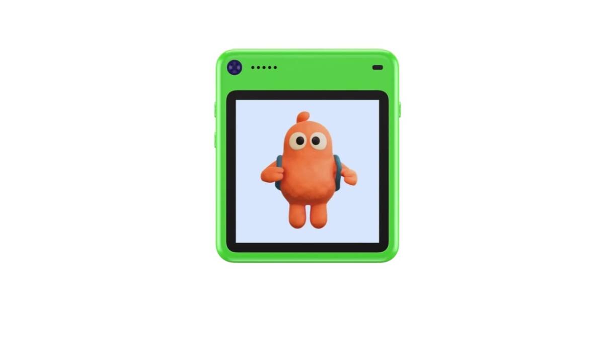 Детский ИИ-смартфон Freckle Phone с котиком на экране