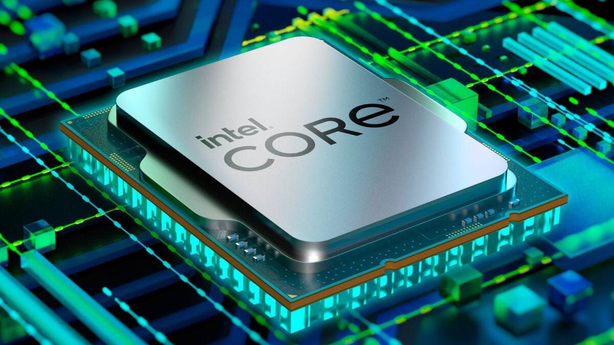 Процессор Intel Core на материнской плате Gigabyte