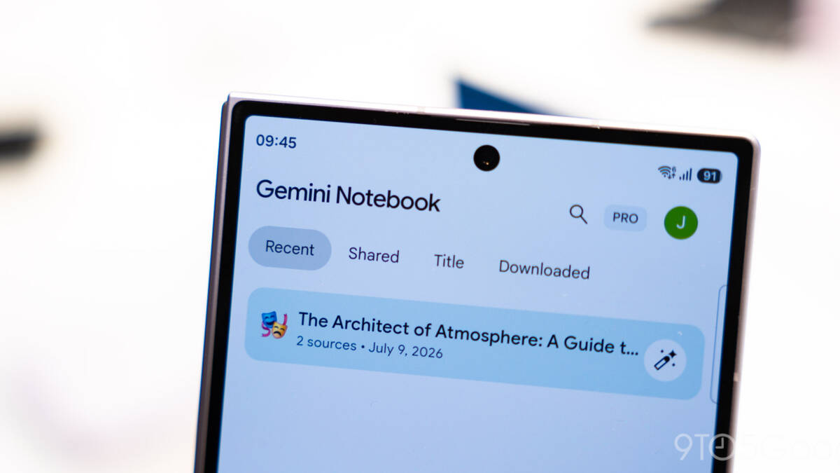 Google добавила в Gemini Notebook запись лекций и голосовых заметок