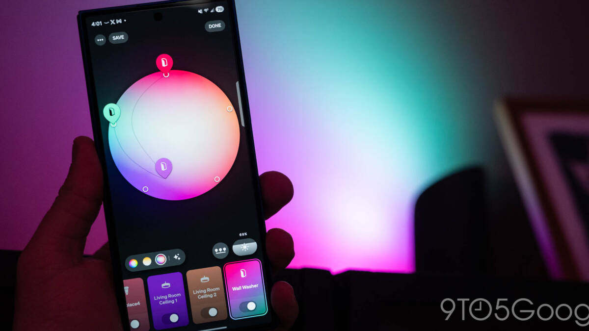 Google Home ускорила управление светом Philips Hue через Matter
