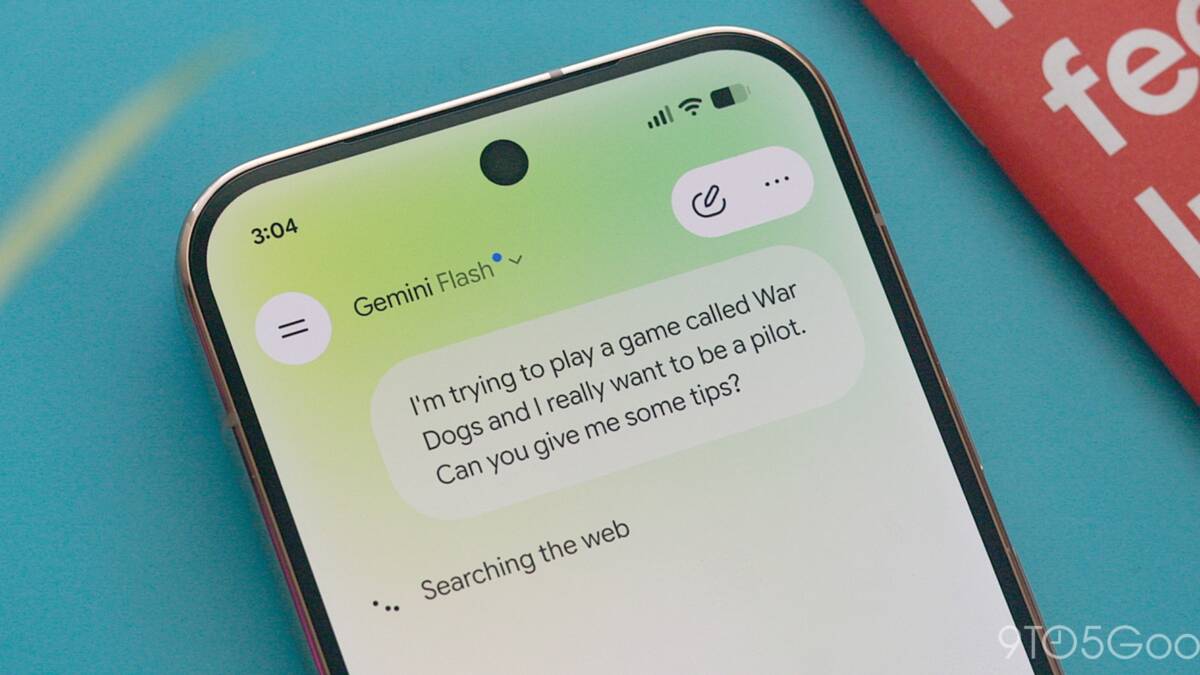 Google уберёт модели Pro из Gemini AI Plus с 13 ноября 5 Смартфон Google Pixel 7 с экраном Gemini Flash