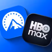 HBO Max и Paramount+ могут объединить под брендом Skydance 4 Логотипы HBO Max и Paramount+ на экране смартфона HBO Max и Paramount+,