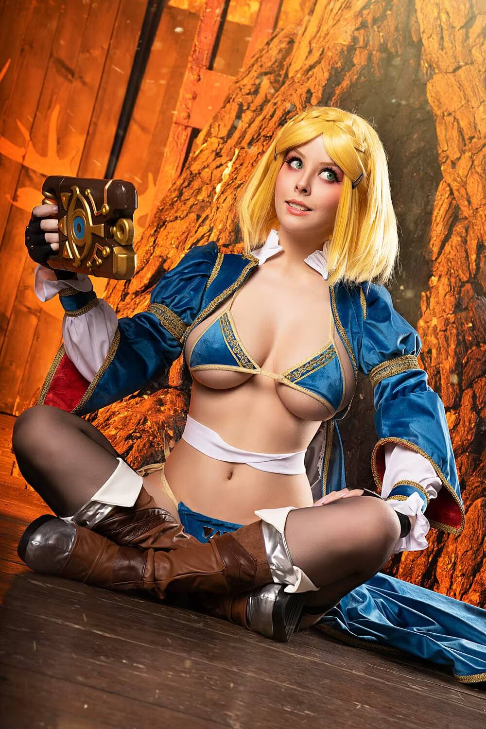 Helly Valentine примерила смелый косплей Зельды из The Legend of Zelda 2 Косплей Зельды из The Legend of Zelda