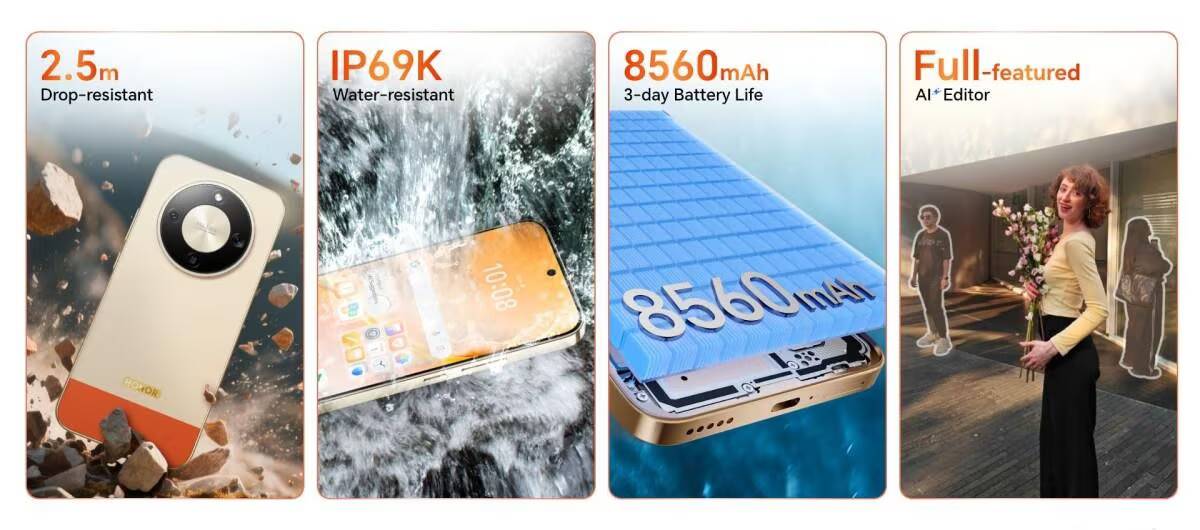 Honor X9e s вышел на Ближнем Востоке с батареей на 8560 мА·ч 1 Honor X9e s вышел на Ближнем Востоке с батареей на 8560 мА·ч