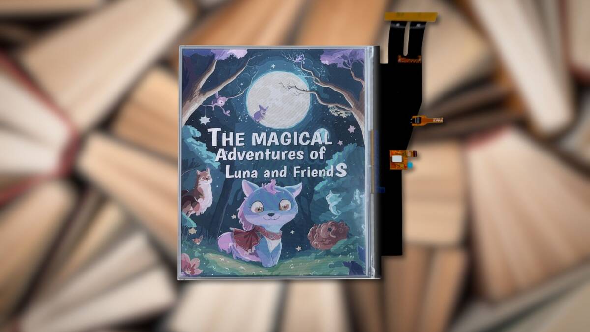 Обложка книги The Magical Adventures of Luna and Friends. Иллюстрация с лунным светом, лисой, котом в плаще, совой и медведем