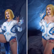 Kalinka Fox показала косплей Эммы Фрост из X-Men