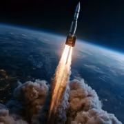 Космический ракетный запуск SatNet спутников, отслеживание орбиты