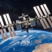 Космонавт Роскосмоса на МКС Земля космос
