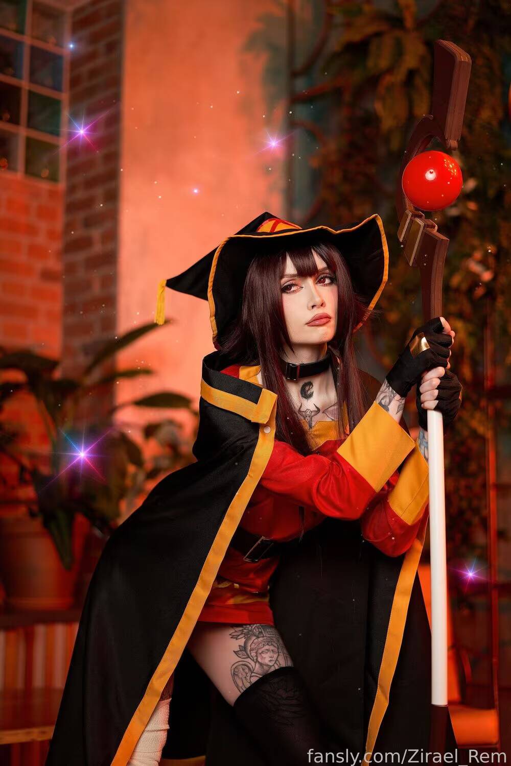 Косплей Мегумин из KonoSuba!: Zirael Rem в роли архимага 2 Косплей Мегумин из KonoSuba Zirael Rem в роли архимага