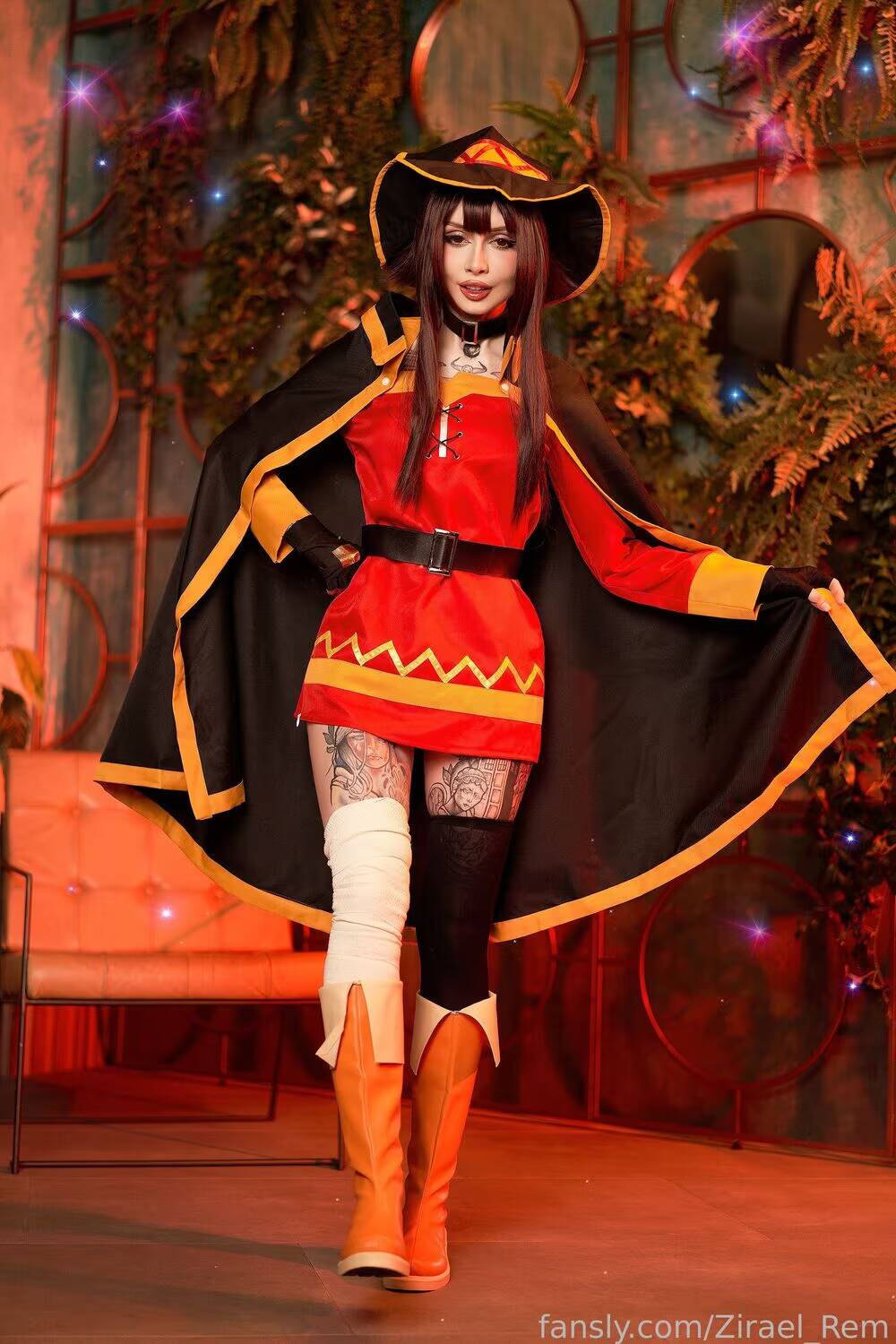 Косплей Мегумин из KonoSuba!: Zirael Rem в роли архимага 5 Косплей Мегумин из KonoSuba Zirael Rem в роли архимага