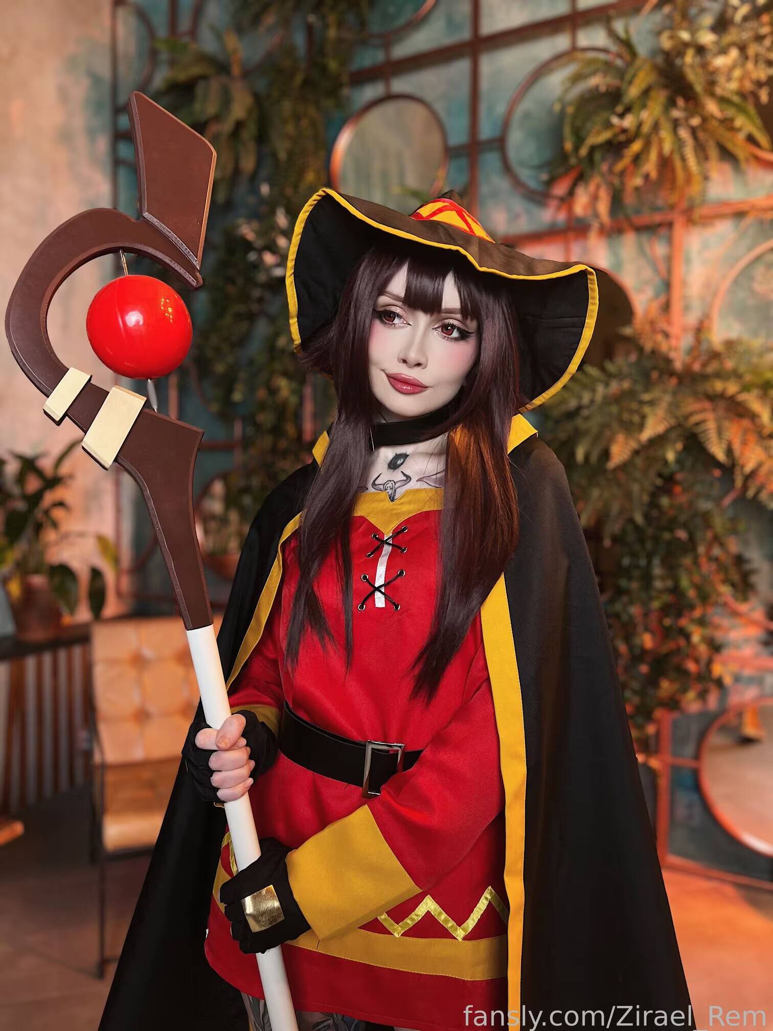 Косплей Мегумин из KonoSuba!: Zirael Rem в роли архимага 6 Косплей Мегумин из KonoSuba зин в роли архимага