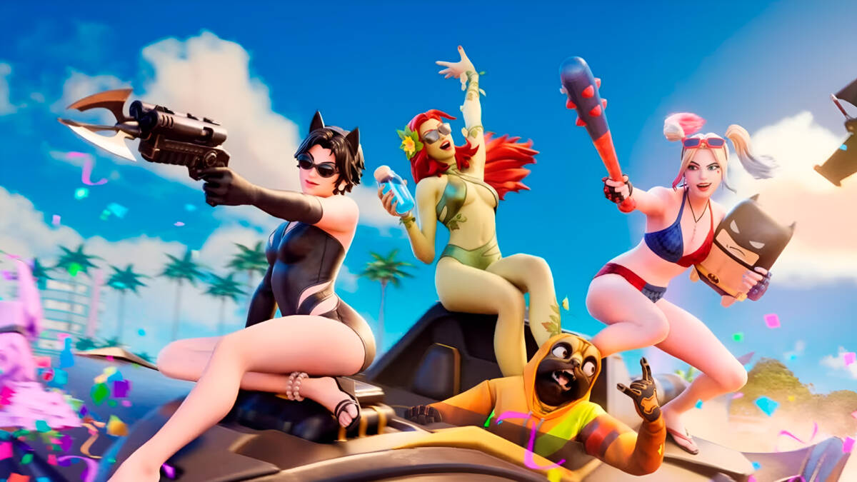 Косплей сирен Готэма из Fortnite