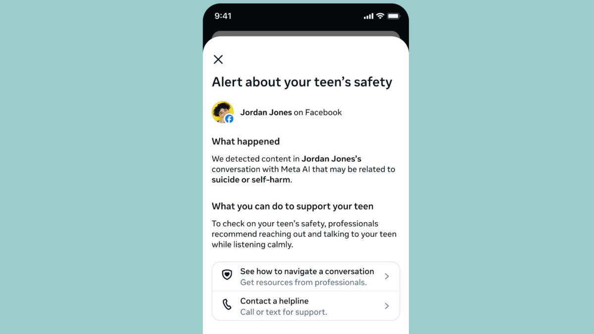 Meta предупредит родителей о поиске самоповреждений в Facebook