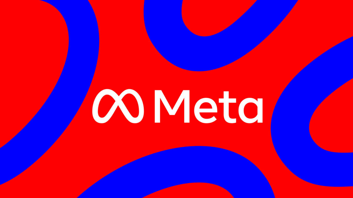 Логотип Meta и текст Meta запретила рекламу TikTok Facebook Instagram