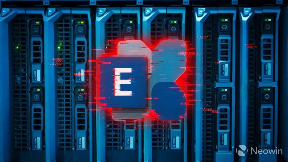 серверы Exchange Server V2 с логотипом Facebook и хакерская атака