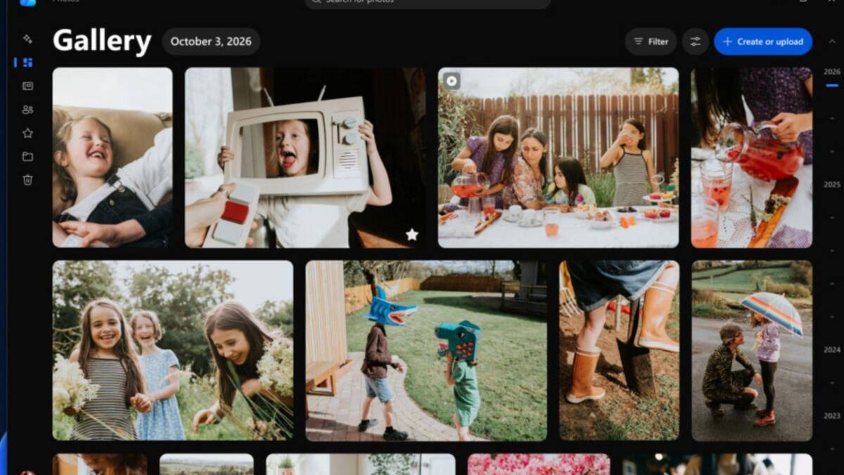Галерея фотографий на ПК Windows 11 Microsoft