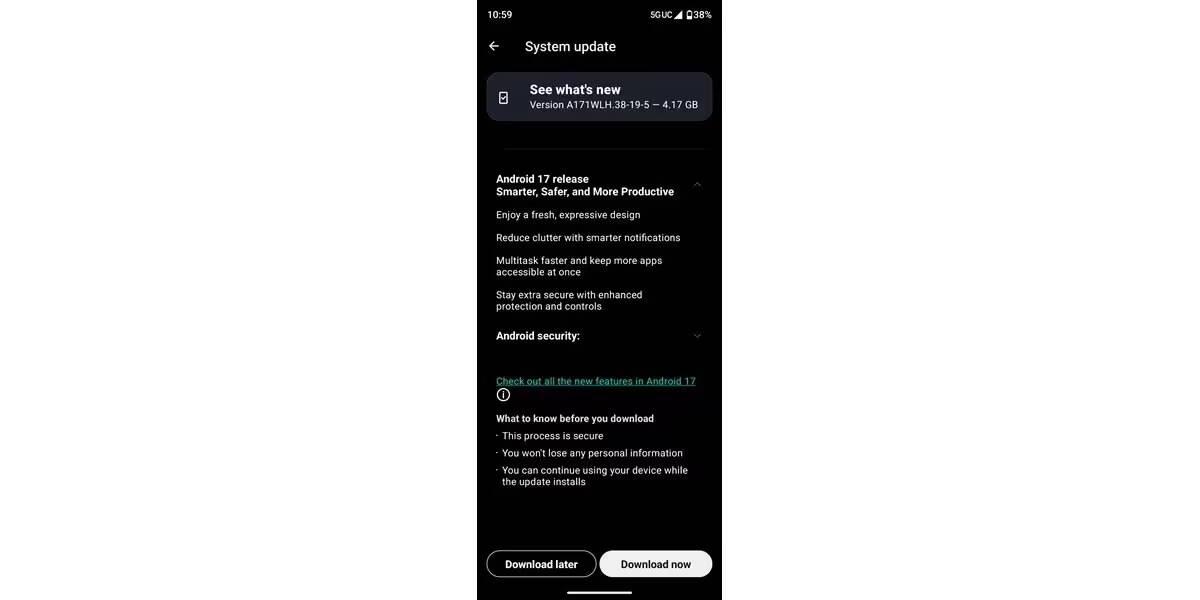 Обновление Android 17 для Motorola Razr Ultra 2026 которая должна загрузиться