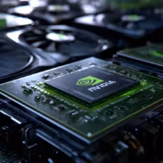 Видеокарта Nvidia на материнской плате в майнинг-ферме