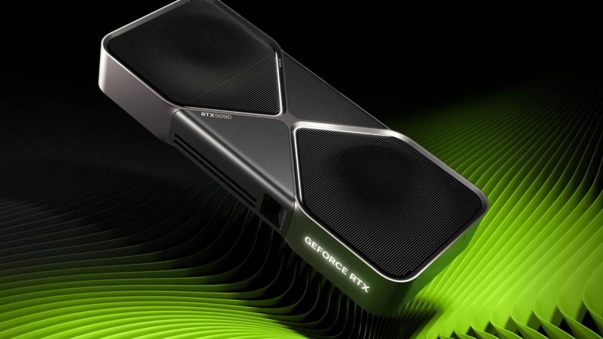 Видеокарта Nvidia GeForce RTX 5090 крыльями