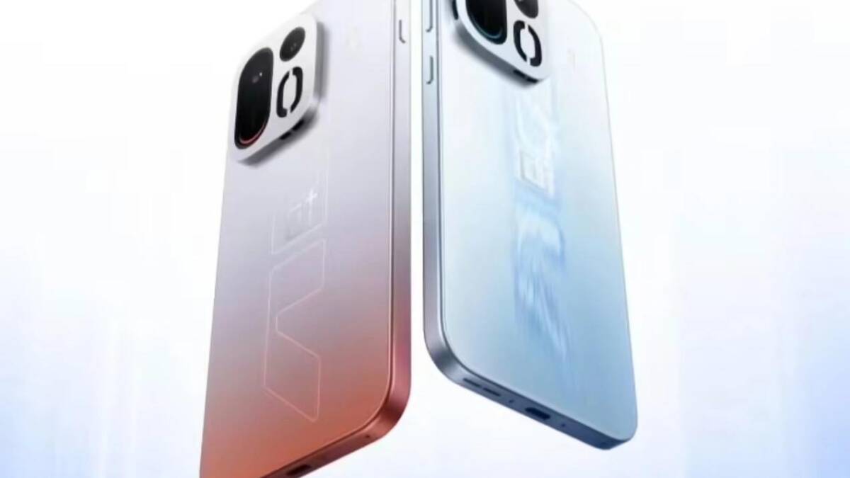 Два смартфона OnePlus Ace 7 с тройными камерами черный и белый цвета