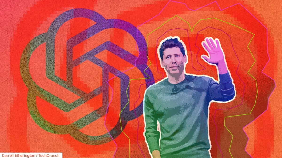 Изображение с Ларреллом Эферингтоном и логотипом TechCrunch