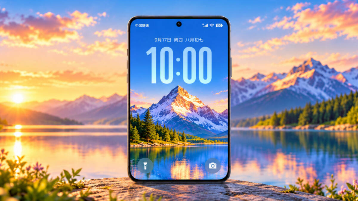 Oppo Reno X может получить экран 120 Гц и необычный широкий корпус 1 Смартфон Oppo Reno X на фоне природы гор и озера