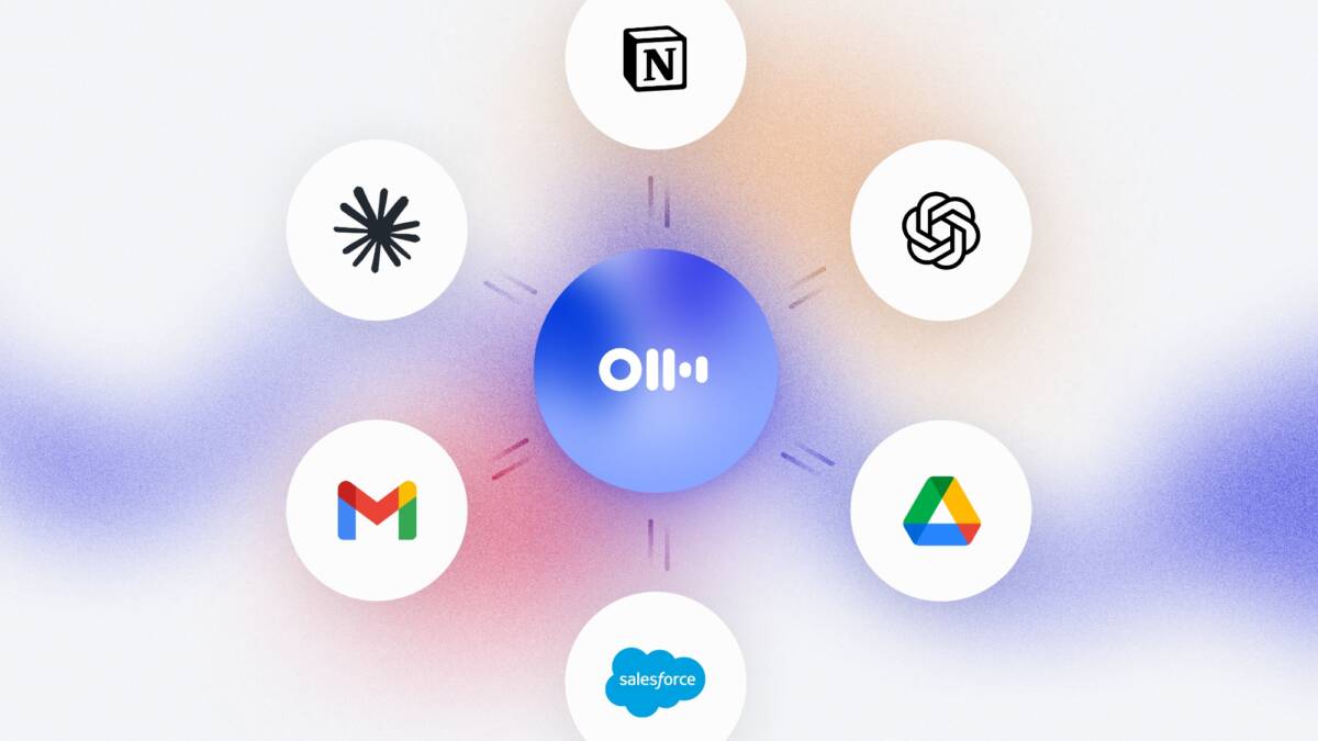Логотипы приложений и сервисов на мобильном экране используя Otter.ai