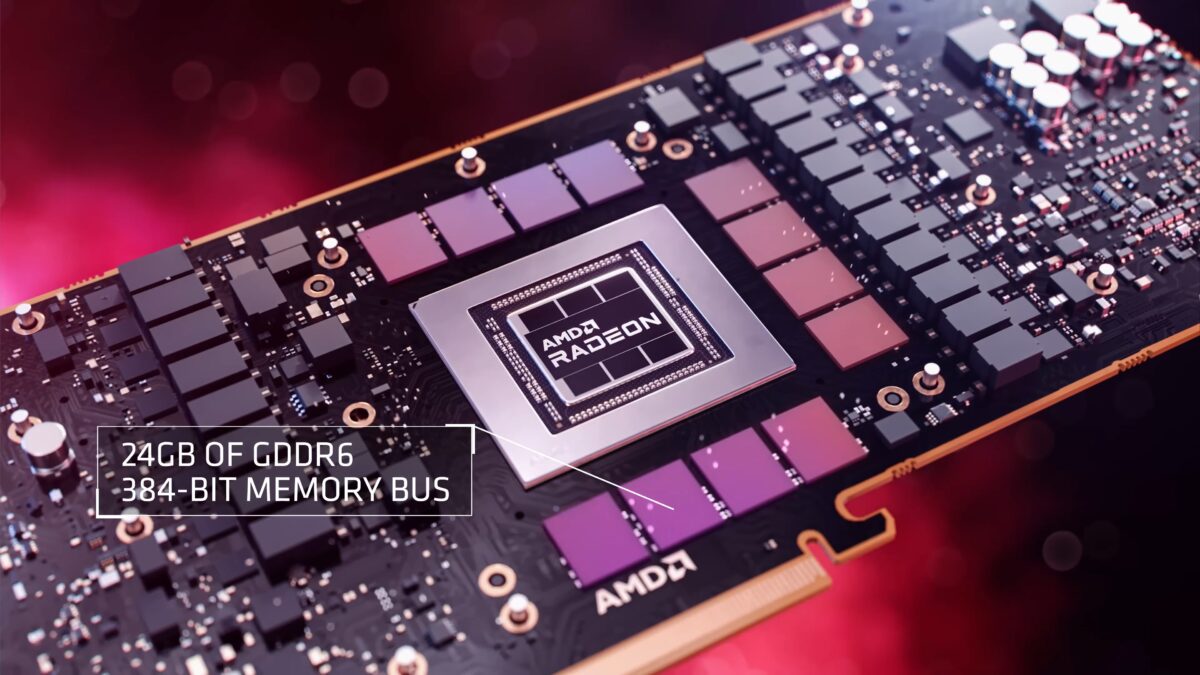 Видеокарта AMD Radeon с 24GB GDDR6 памятью