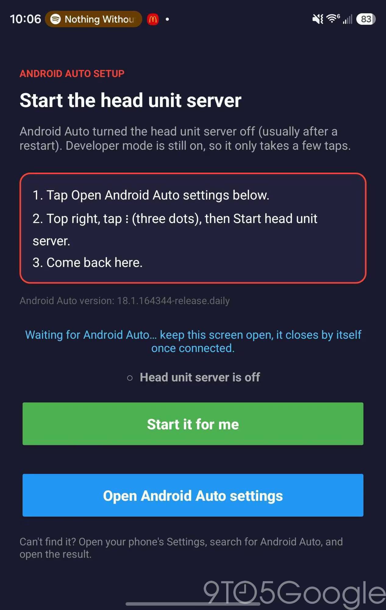 PhoneAuto возвращает Android Auto на экран телефона с оговорками