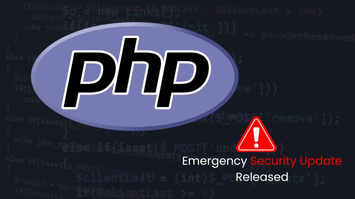 PHP выпустила экстренные исправления двух уязвимостей PHP2Shell 2 Логотип PHP и значок предупреждения с сообщением о безопасности