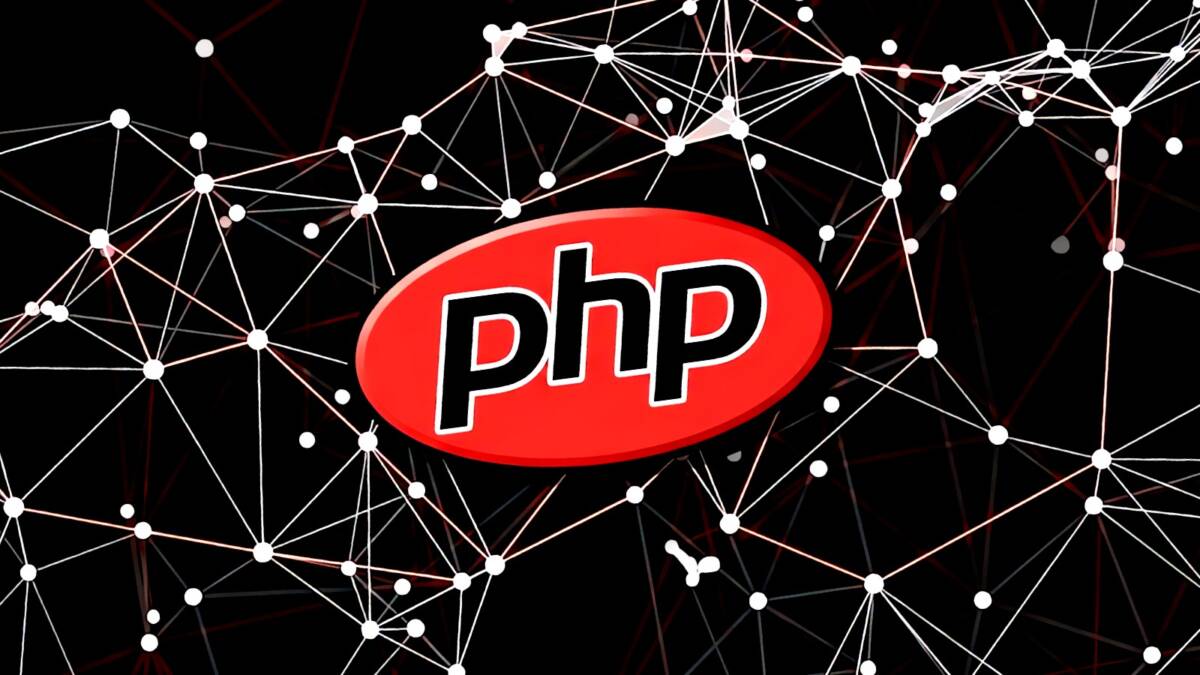 PHP закрыла 2 критические уязвимости, позволяющие запускать код на сервере 5 Логотип PHP на фоне сети узлов и соединений
