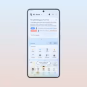Экран смартфона с приложением SmartThings управление устройствами