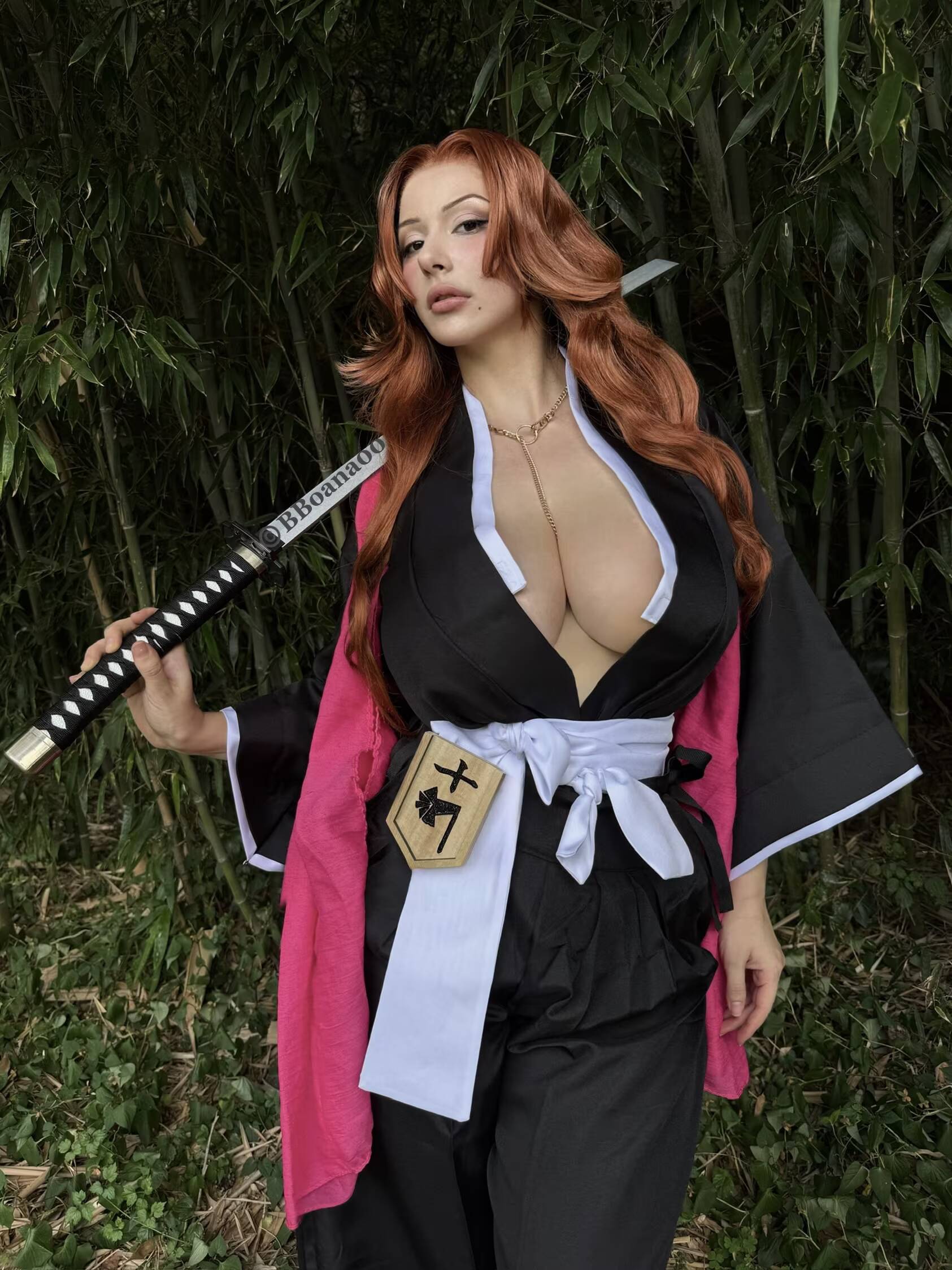 Рангику Мацумото из Bleach в косплее BBoana