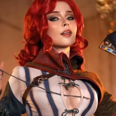 Sladkoslava показала косплей Трисс Меригольд из The Witcher 3 7 Sladkoslava показала косплей Трисс Меригольд из The Witcher 3