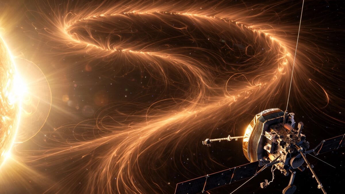Космический аппарат Solar Orbiter в космосе