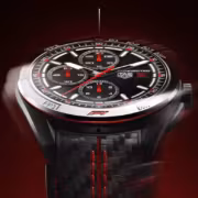 Кварцевые часы TAG Heuer Connected F1 черный циферблат