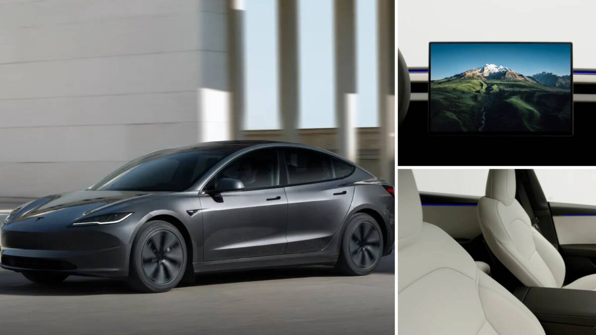 Tesla Model 3 с новым 16-дюймовым экраном внутри
