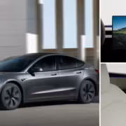 Tesla Model 3 с новым 16-дюймовым экраном внутри
